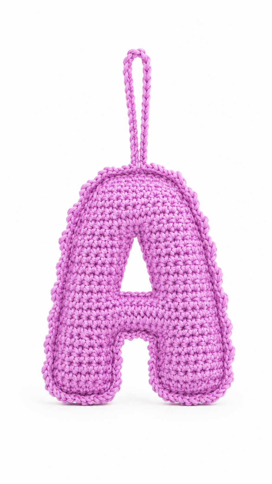 Crochet Bag charm - A