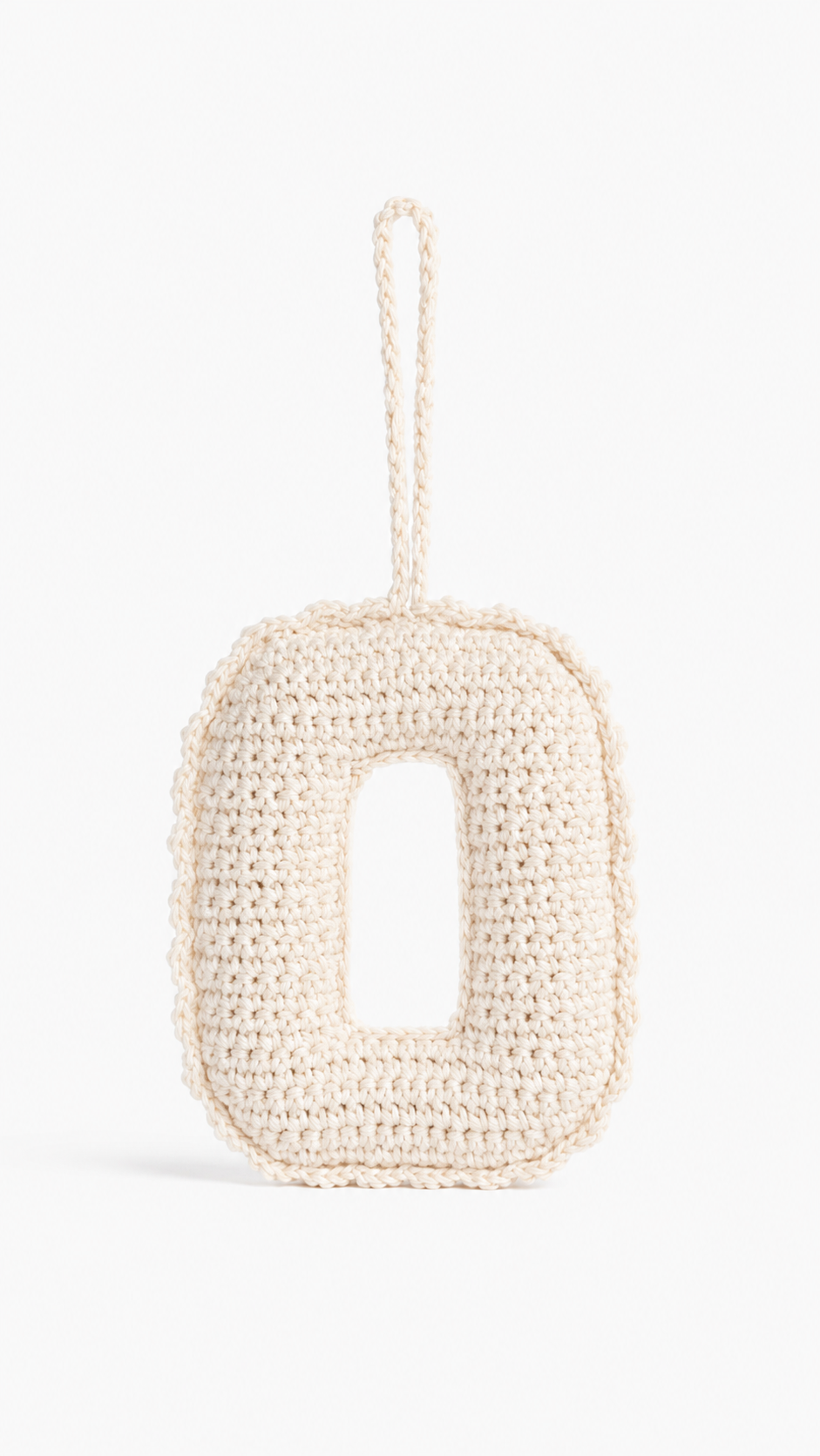 Crochet Bag Charm - O