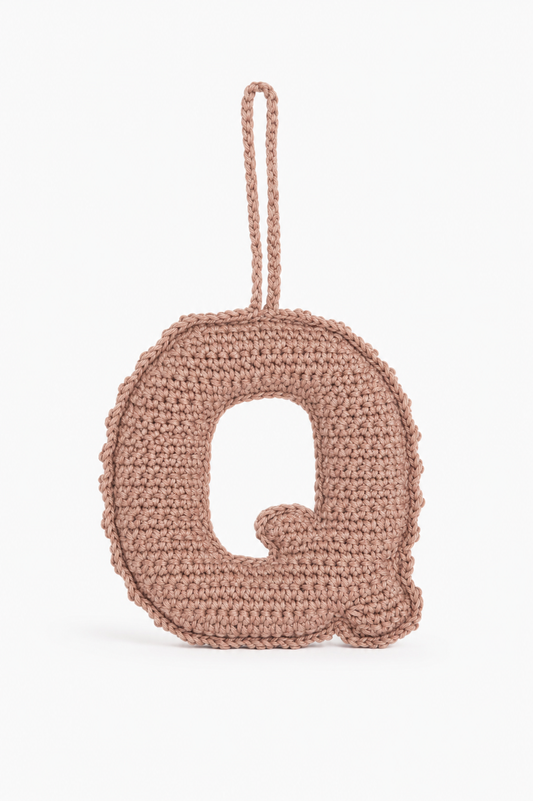 Crochet Bag Charm - Q