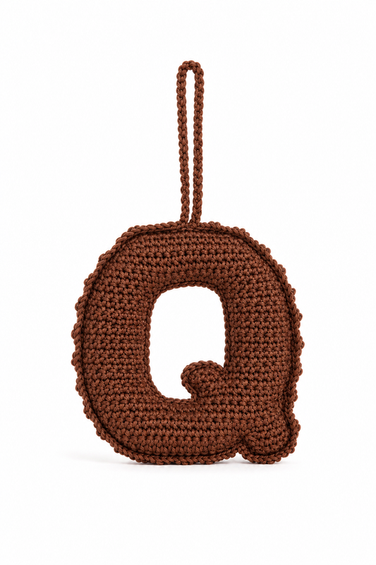 Crochet Bag Charm - Q
