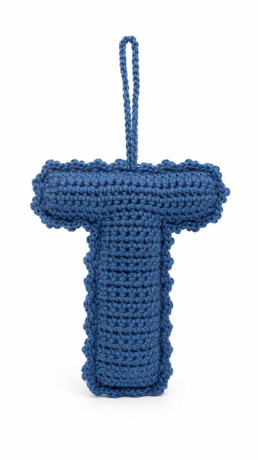 Crochet Bag Charm - T