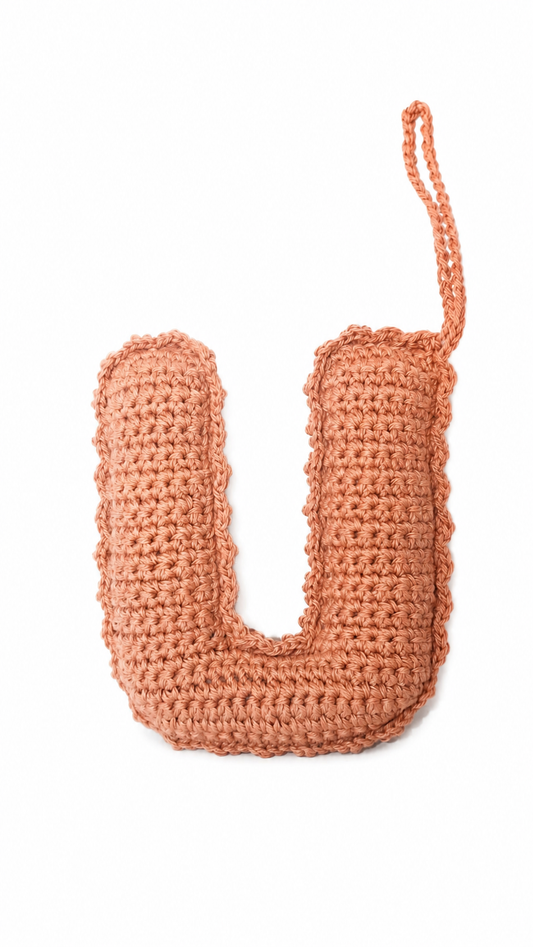 Crochet Bag Charm - U
