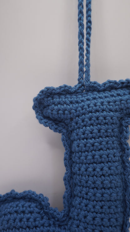 Crochet Bag Charm -J