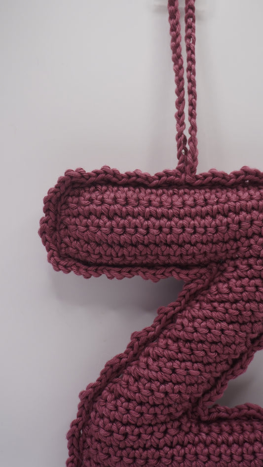 Crochet Bag Charm - Z