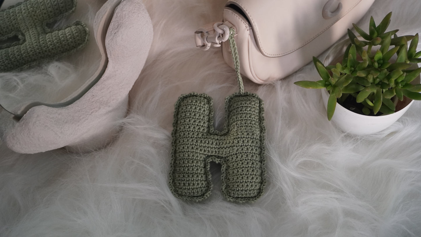 Crochet Bag Charm - H