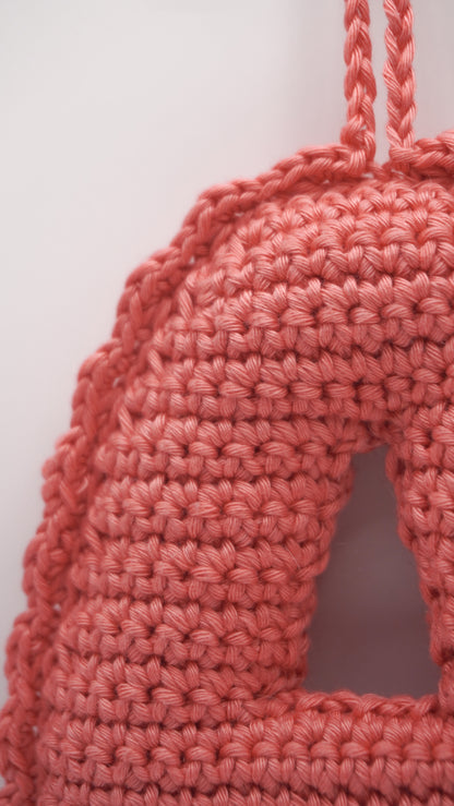 Crochet Bag charm - A