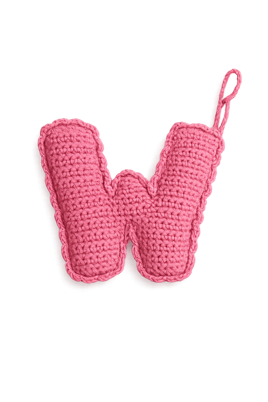 Crochet Bag Charm - W